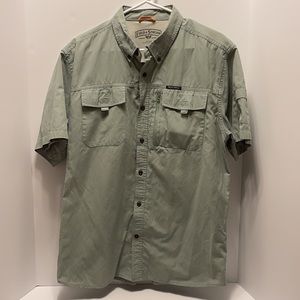Field & Stream Men’s Size XL Green Short-Sleeve Button Down Fishing Shirt